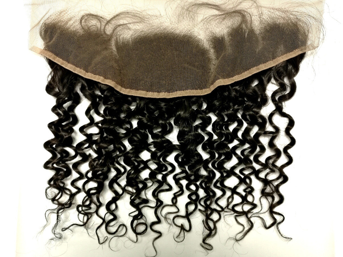 13"x4" Lace Frontal Closure - CURLY - Euryale Virgin Hair