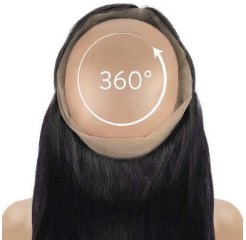 360°  Lace  Frontal  Closure -deep CURLY